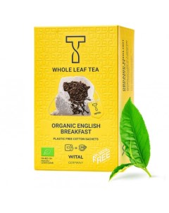 Чай органический черный Английский завтрак 17 пакетиков Wital