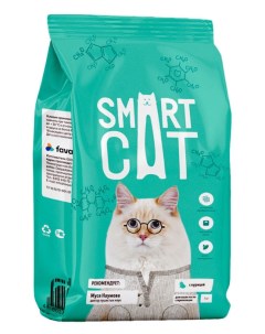 Сухой корм для кошек для стерилизованных с курицей 5 кг Smart cat