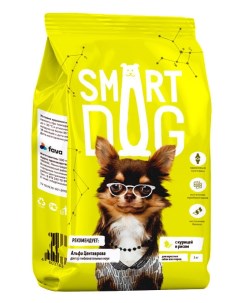 Сухой корм для собак с курицей и рисом 12 кг Smart dog