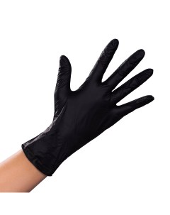 Перчатки нитриловые Safe Care размер М черные 100 шт Расходные материалы для рук и ног Чистовье