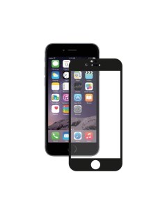 Защитное стекло для Apple iPhone 6 6S Plus 0 3 мм черное Deppa