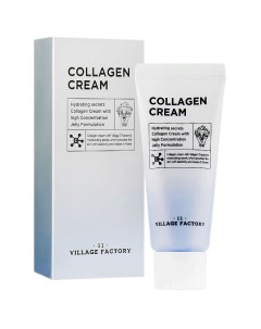 Крем для лица увлажняющий с коллагеном Collagen Cream 20 МЛ Village 11 factory