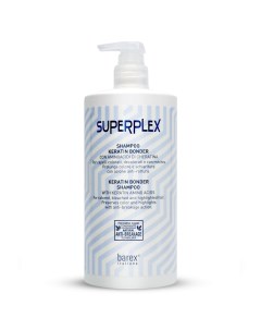 Шампунь кератин бондер Shampoo keratin bonder SUPERPLEX 750 МЛ Barex