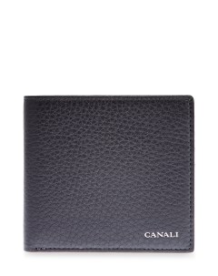 Бумажник из крупнозернистой кожи с литым логотипом Canali