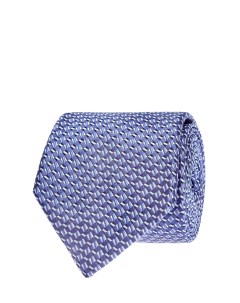 Шелковый галстук ручной работы с 3D эффектом Canali