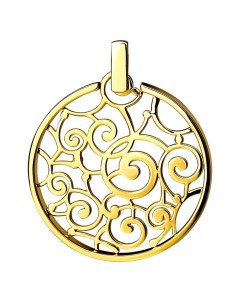 Золотые кулоны подвески медальоны Artauro