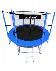 Батут 12ft Classic Light с лестницей синий I-jump