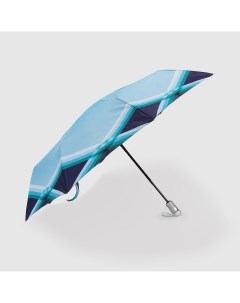 Зонт женский 3 сложения полный автомат голубой Doppler