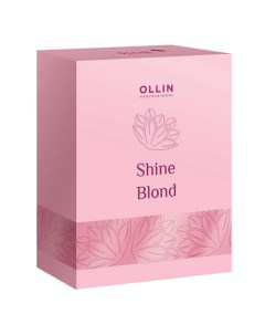 Набор для светлых и блондированных волос шампунь 300 мл кондиционер 250 мл масло 50 мл Shine Blond Ollin professional