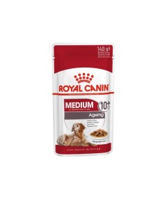 Корм для собак для средних пород старше 10 лет соус пауч 140г Royal canin