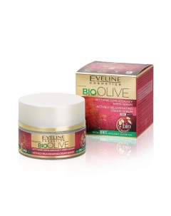 Активно омолаживающий крем сыворотка для лица Bio Olive 50мл Eveline
