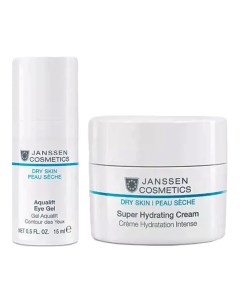 Набор Активное увлажнение крем 50 мл гель для век 15 мл Dry Skin Janssen cosmetics