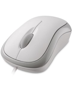 Мышь Basic Mouse White проводная P58 00060 Microsoft