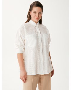 Блуза ажурная белая Lalis