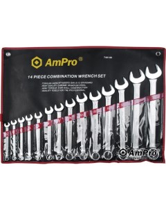Набор комбинированных ключей Ampro