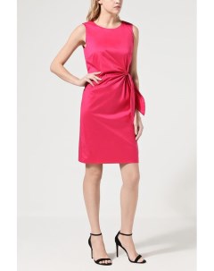 Розовое хлопковое платье с завязками Esprit collection