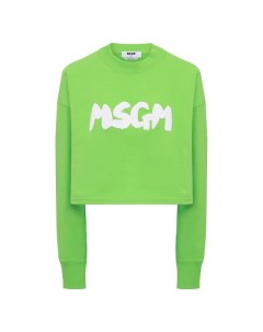 Хлопковый пуловер Msgm