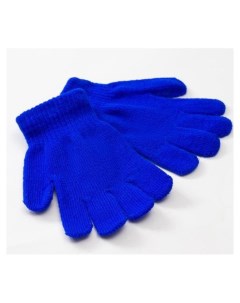 Перчатки детские Однотонные цв голубой р р 15 6 8 лет Minaku