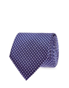 Плотный галстук из шелка с вышитым принтом Canali