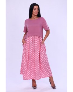 Платье штапельное Бегония розовое Инсантрик