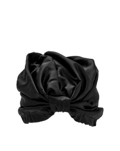 Шелковый тюрбан цвет глубокий черный Ayris silk
