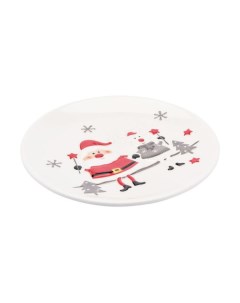 Керамическая тарелка 20 2см с рождественским дизайном Excellent houseware