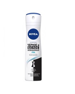 Дезодорант невидимая защита для черного белого Pure аэрозоль Nivea