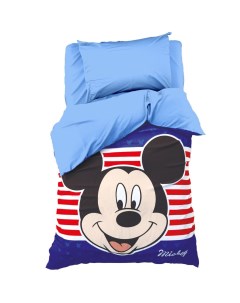 Комплект постельного белья Микки Маус 1 5 сп поплин Disney