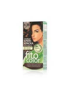 Стойкая крем краска FitoColor для волос 4 36 Мокко 125мл Фитокосметик