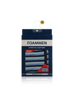 Мужские трусы Fo210005 1 Широкая голубая полоска XL Foammen