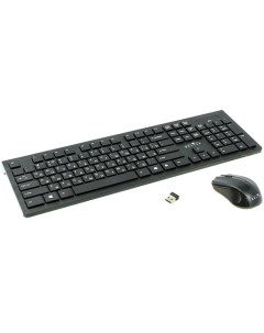 Клавиатура мышь 250M Black USB беспроводная Oklick