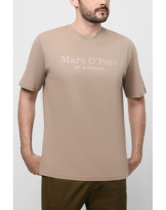 Хлопковая футболка с логотипом Marc o'polo