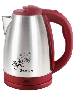 Чайник электрический SA 2135RS красный 1 8 л Sakura