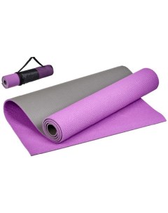 Коврик для йоги и фитнеса SF 0691 183 61 0 6 см двухслойный фиолетовый Bradex