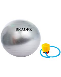 Мяч для фитнеса антивзрыв 85 см с насосом Bradex