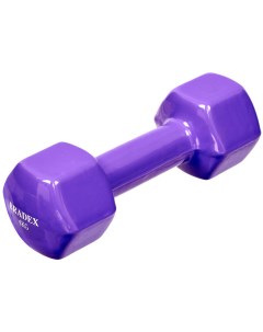 Гантель обрезиненная фиолетовая 4 кг SF 0537 Bradex