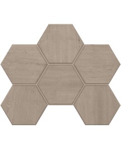 Мозаика Classic Wood Rusty Beige CW01 Hexagon Непол 25x28 5 Estima