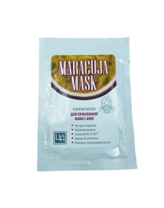 Тканевая маска для проблемной кожи с акне MARACUJA MASK 1 МЛ Царство ароматов