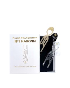 Набор заколок для волос Set Black Transparent Soft Beige No1 hairpin