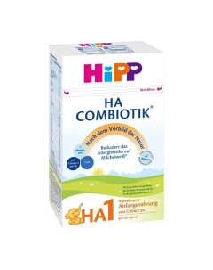Сухая гипоаллергенная адаптированная молочная смесь Combiotic HA 1 500гр Hipp