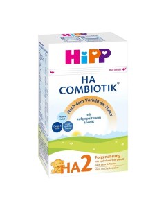 Сухая гипоаллергенная последующая молочная смесь Combiotic HA 2 500гр Hipp