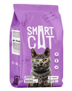 Сухой корм для кошек с кроликом 5 кг Smart cat