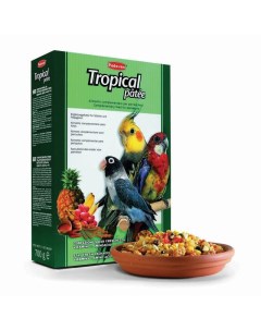 Корм Tropical patee для средних попугаев комплексный фруктовый 0 7 кг Padovan