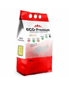 ECO Premium Ромашка наполнитель для кошек любого возраста древесный комкующийся 20 л Eco-premium