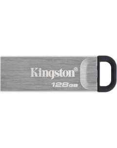 USB Flash накопитель 128GB DataTraveler Kyson DTKN 128GB USB 3 0 Черно серебристый Kingston