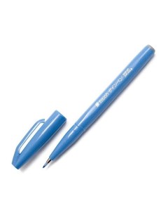 Фломастер кисть Brush Sign Pen голубой Pentel