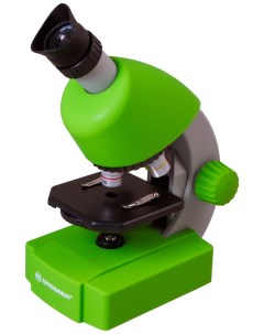 Микроскоп детский Junior 40x 640x зеленый 70124 Bresser
