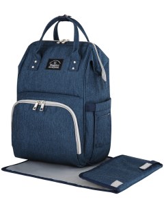 Рюкзак для мамы MOMMY с ковриком крепления на коляску термокарманы синий 40x26x17 см 270820 Brauberg