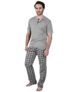 Пижама денди цвет светло серый 46 Оптима трикотаж