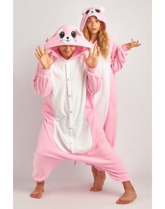 Пижама кигуруми розовая мышка l Bearwear